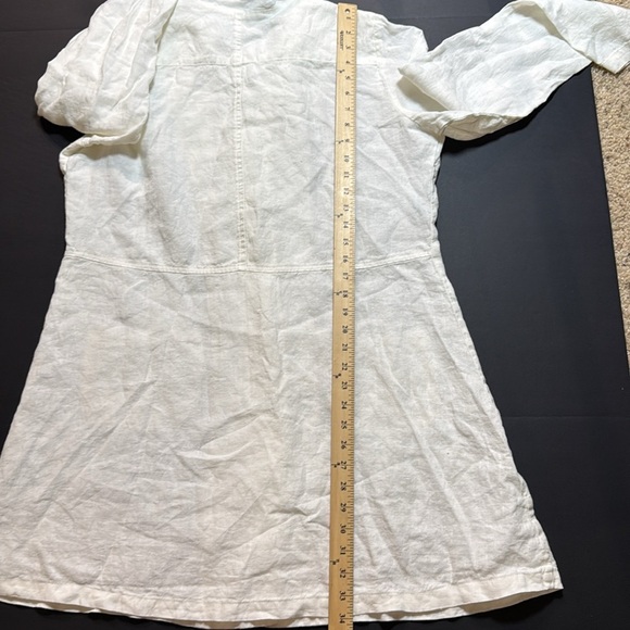 Flax white elegant Medium blazer with pockets - Picture 5 of 7